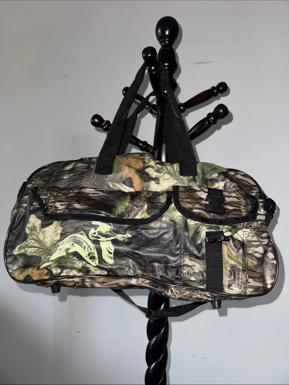 Mossy Oak Camouflage Duffel Bag - Green, Brown, Black 42.T